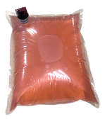 Fruit juice transparent bags photo